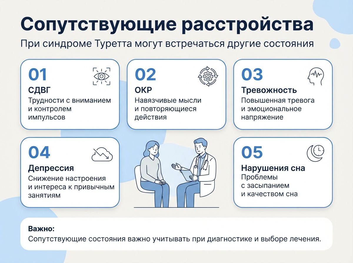 Лечение синдрома Туретта в Дигоре инфографика